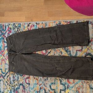 Kuhl Size 4 Brown Straight Leg Pants Cotton Spandex